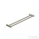 Kludi VELA R 60 cm-es dupla törölközőtartó, szálcsiszolt nikkel 58988N5