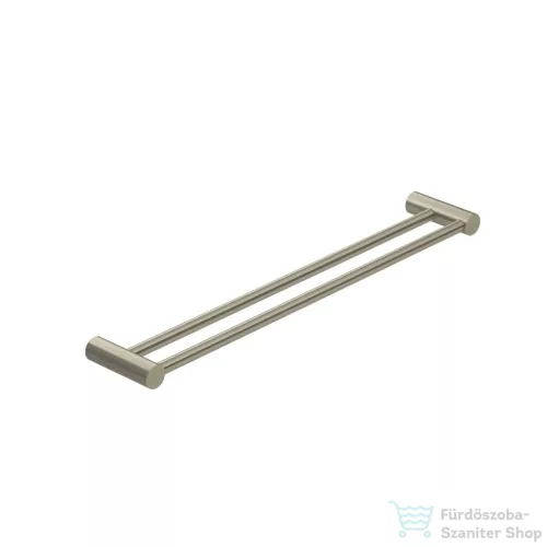 Kludi VELA R 60 cm-es dupla törölközőtartó, szálcsiszolt nikkel 58988N5