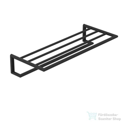 Kludi VELA R 62 cm-es törölközőtartó polc, matt fekete 5898939