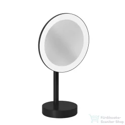  Kludi VELA R álló LED kozmetikai tükör 3x nagyítással, matt fekete 5899539F