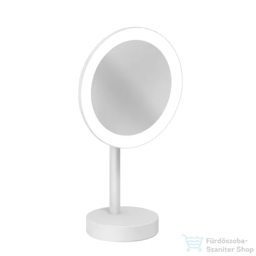 Kludi VELA R álló LED kozmetikai tükör 3x nagyítással, matt fehér 5899553F