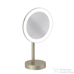   Kludi VELA R álló LED kozmetikai tükör 3x nagyítással, szálcsiszolt nikkel 58995N5F