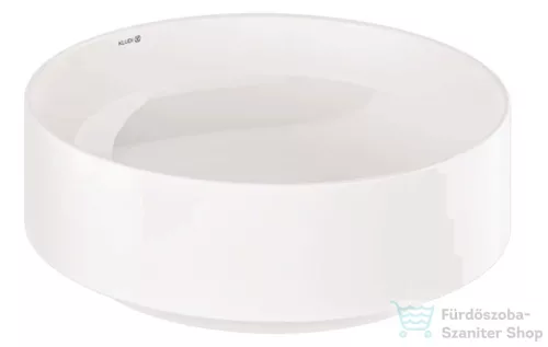Kludi RESA R 40 cm-es pultra ültethető mosdó, csaplyuk és túlfolyó nélkül, fehér 58CW1043