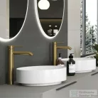 Kludi RESA R 40 cm-es pultra ültethető mosdó, csaplyuk és túlfolyó nélkül, fehér 58CW1043