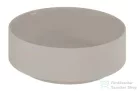 Kludi RESA R 40 cm-es pultra ültethető mosdó, csaplyuk és túlfolyó nélkül, matt világosszürke 58CW10O2