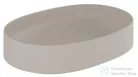 Kludi RESA O 60x40 cm-es pultra ültethető mosdó, csaplyuk és túlfolyó nélkül, matt világosszürke 58CW20O2
