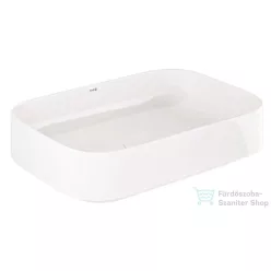   Kludi RESA S 60x40 cm-es pultra ültethető mosdó, csaplyuk és túlfolyó nélkül, fehér 58CW4043