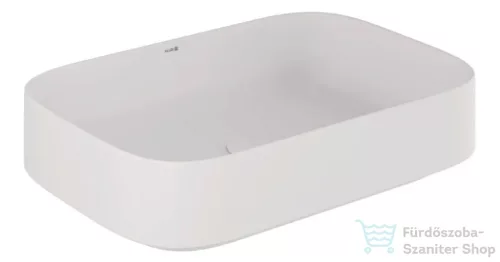 Kludi RESA S 60x40 cm-es pultra ültethető mosdó, csaplyuk és túlfolyó nélkül, matt fehér 58CW4053