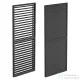 Mirpol LUXE Lamellás oldalpanel (R) 90x218cm 3 m-ig antracit 5901738197374