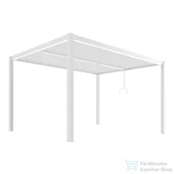   Mirpol LUXE pergola 3x4m fehér LED világítással 5902659145123