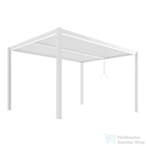 Mirpol LUXE pergola 3x4m fehér LED világítással 5902659145123
