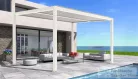 Mirpol LUXE pergola 3x4m fehér LED világítással 5902659145123