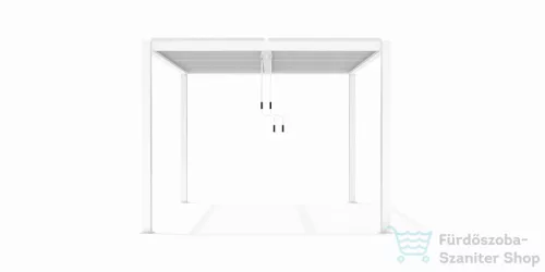 Mirpol LUXE pergola 3x4m fehér LED világítással 5902659145123