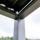 Mirpol LUXE pergola 4x4m antracit LED világítással 5905610251185