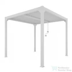   Mirpol LUXE pergola 4x4m fehér LED világítással 5905610251192