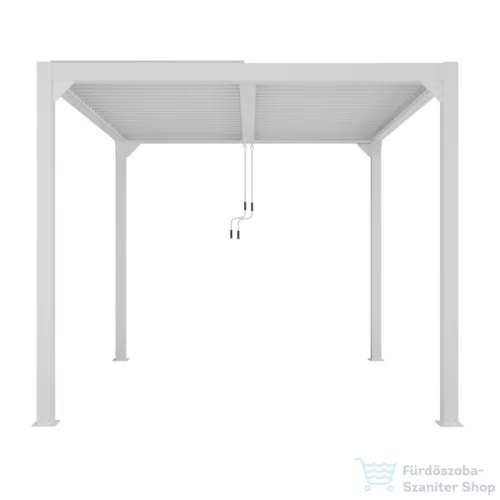 Mirpol LUXE pergola 4x4m fehér LED világítással 5905610251192