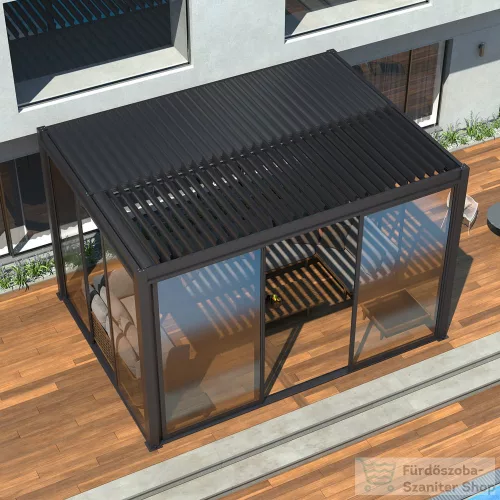 Mirpol LUXE S8 tolóajtók 270x218cm 3 m-ig antracit