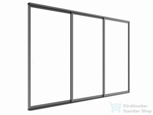Mirpol LUXE S8 tolóajtók 270x218cm 3 m-ig antracit