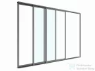 Mirpol LUXE S8 tolóajtók 270x218cm 3 m-ig antracit