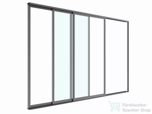 Mirpol LUXE S8 tolóajtók 270x218cm 3 m-ig antracit