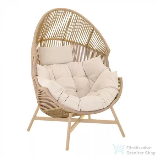 Mirpol HOLAND rattan kosárfotel bézs 5905610255503