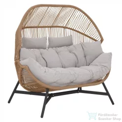 Mirpol HOLAND rattan dupla kosárfotel bézs 5905610255527