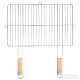 Mirpol Szögletes grillrács fa fogantyúval 57x51 cm 5905610256289
