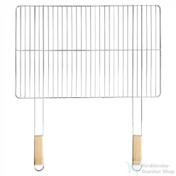   Mirpol Szögletes grillrács fa fogantyúval 69x60 cm 5905610256296