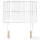 Mirpol Szögletes grillrács fa fogantyúval 69x60 cm 5905610256296