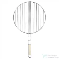 Mirpol Kerek grillrács fa fogantyúval 40 cm 5905610256302