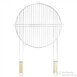 Mirpol Kerek grillrács fa fogantyúval 51 cm 5905610256326