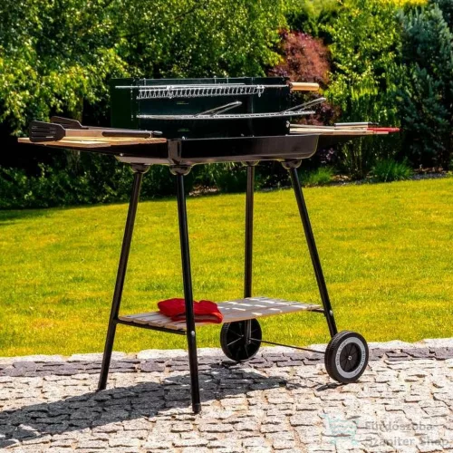 Mirpol MIR244 téglalap alakú görgős széngrill 5908227361056