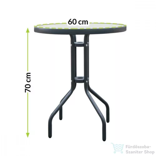 Mirpol JUPITER 60 cm-es kerek kerti asztal 5908227367584