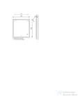 TBoss Floating Mirror Jella 75*80 tükör LED világítással 591101