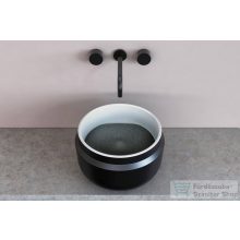   Kolpa San Boul 40cm-es pultra ültethető mosdó Fekete/Fehér színben  592280