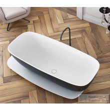   Kolpa San Milo-FS 174x75 szabadon álló fürdőkád, fekete-fehér  592440