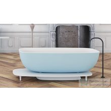   Kolpa San Milo-FS 174x75 szabadon álló fürdőkád, kék-fehér  592480