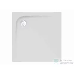   Kolpa San EVELIN TRAY Q 90x90 cm-es, előlapos zuhanytálca, szifon nélkül, fehér 593040