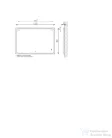 TBoss Floating Mirror Jella 120*80 tükör LED világítással 593101