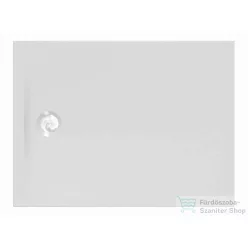   Kolpa San EVELIN TRAY Q 120x80 cm-es, előlapos zuhanytálca, szifon nélkül, fehér 593330