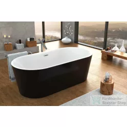   Kolpa San COMODO-FS 185x90 cm térbenálló kád , fekete-fehér 593790