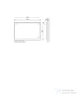 TBoss Floating Mirror Kora 120*80 tükör LED világítással 598101