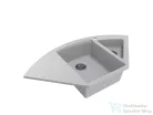 Lunart Beren 110x57,5  cm-es öntött gránit mosogató medence gyümölcsmosóval,szifon nélkül,Pearl white 5999123000118