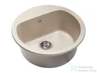 Lunart Otis 51,6 cm-es öntött gránit mosogató medence szifon nélkül,Sand 5999123000200