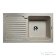   Lunart Dante 86,1x49x,6 cm-es öntött gránit mosogató medence szifon nélkül,Sand 5999123000286