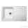 Lunart Ellis 75,8x46,2 cm-es öntött gránit mosogató medence szifon nélkül,Pearl white 5999123000378