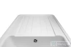 Lunart Ellis 75,8x46,2 cm-es öntött gránit mosogató medence szifon nélkül,Pearl white 5999123000378
