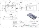 Lunart Liam 800 R 80x40 cm-es beépíthető öntöttmárvány mosdó,fényes fehér 5999123001245