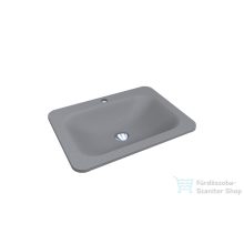   Lunart Clark 61,4x45,6 cm-es beépíthető öntöttmárvány mosdó túlfolyó nélkül,szürke kvarc 5999123001634