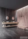 Lunart Tammi 55,5x40 cm-es pultra ültethető öntöttmárvány mosdó csaplyuk és túlfolyó nélkül,fényes fehér 5999123001726